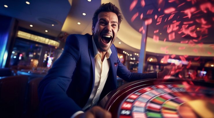 Tampilan meja Sakong di platform gacormania dengan dealer dan pemain